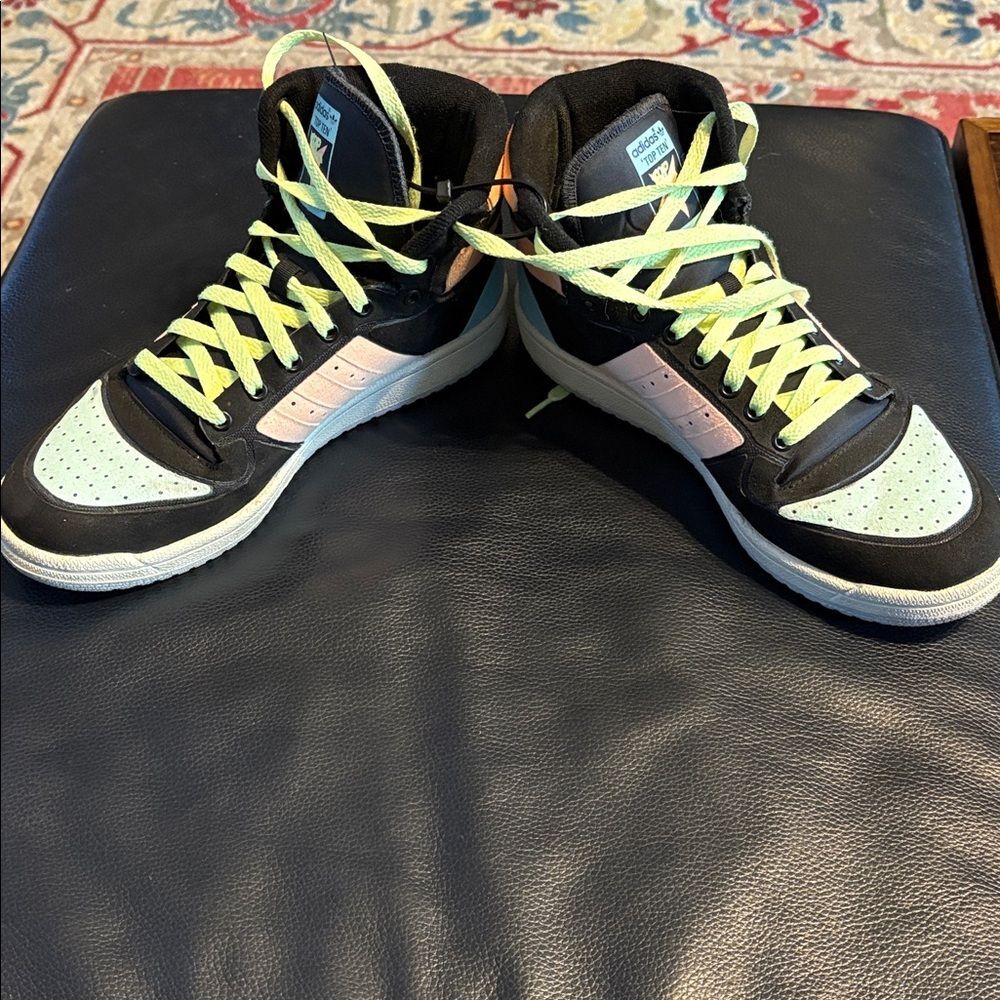 adidas Top Ten RB 'Black Ambient Sky' FX9744 High Tops Athletic Shoes Sneakers - Picture 7 of 7